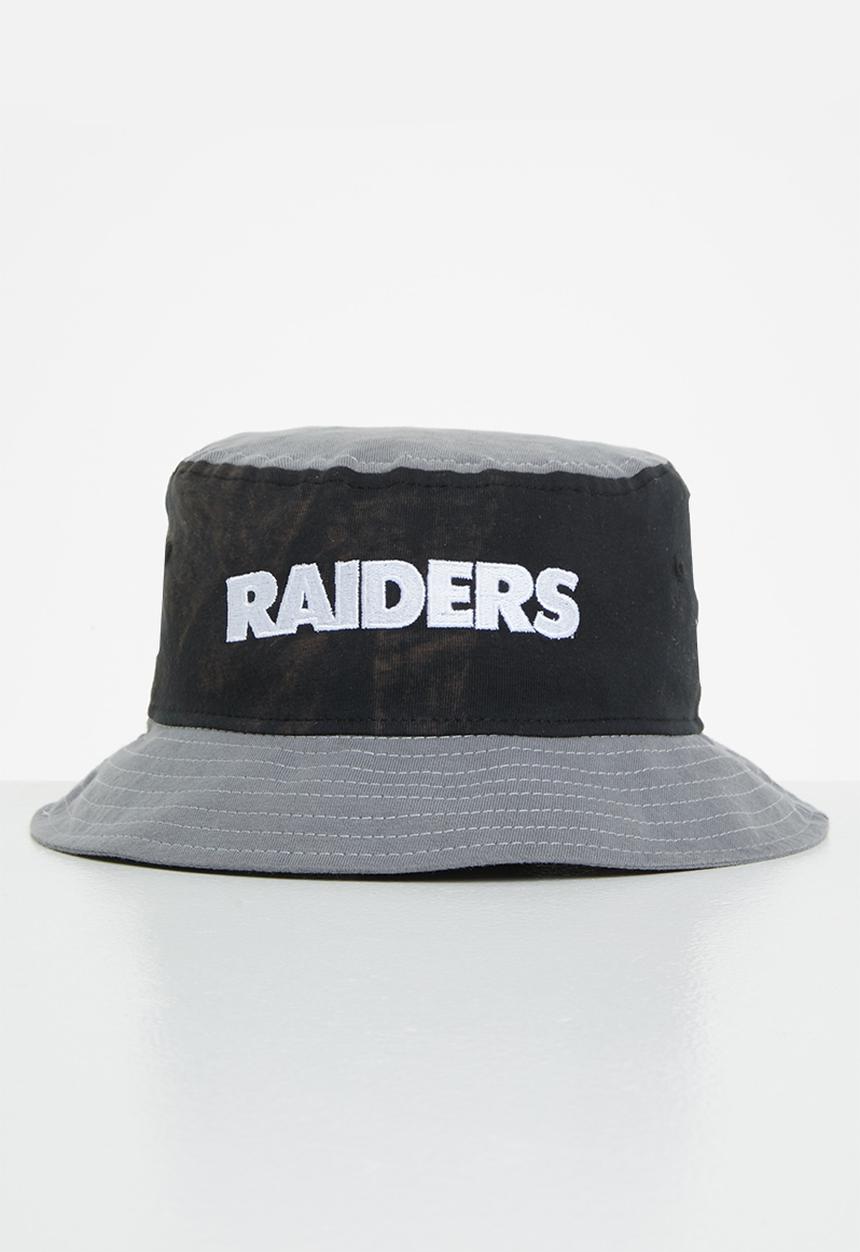 New Era - Washed pack tapered bucket - black & grey