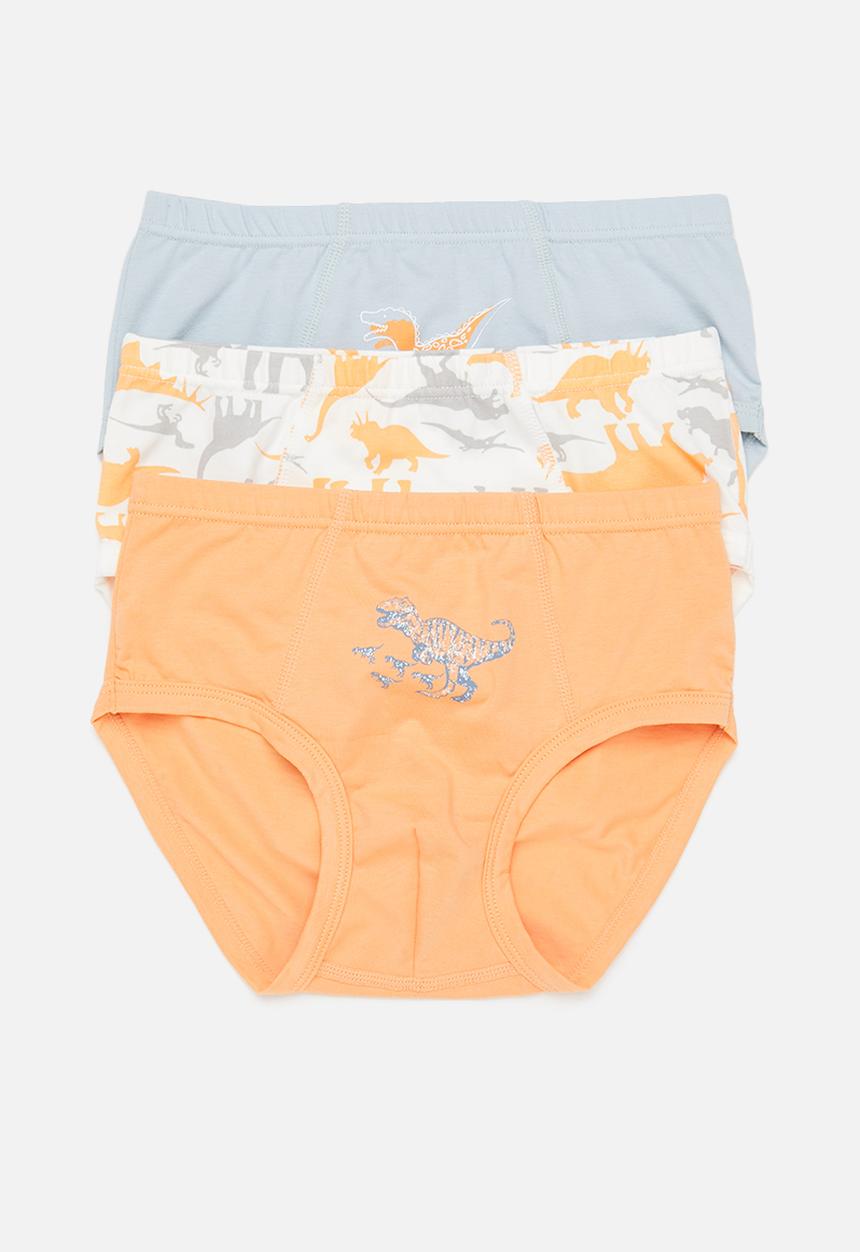Pop Candy - Boys 3 pack dino briefs - multi