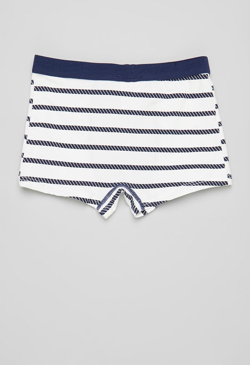 Pop Candy - Boys 4 pack briefs - blue & white