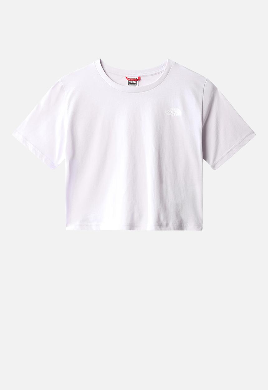 The North Face - G short sleeve simple dome cropped tee - lavender fog