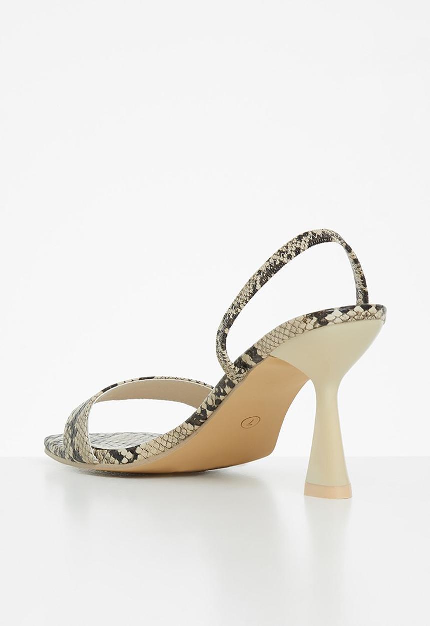 Superbalist - Ali slingback- snake print