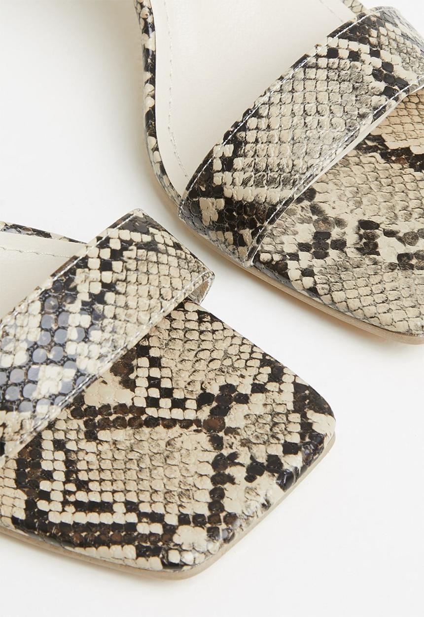 Superbalist - Ali slingback- snake print