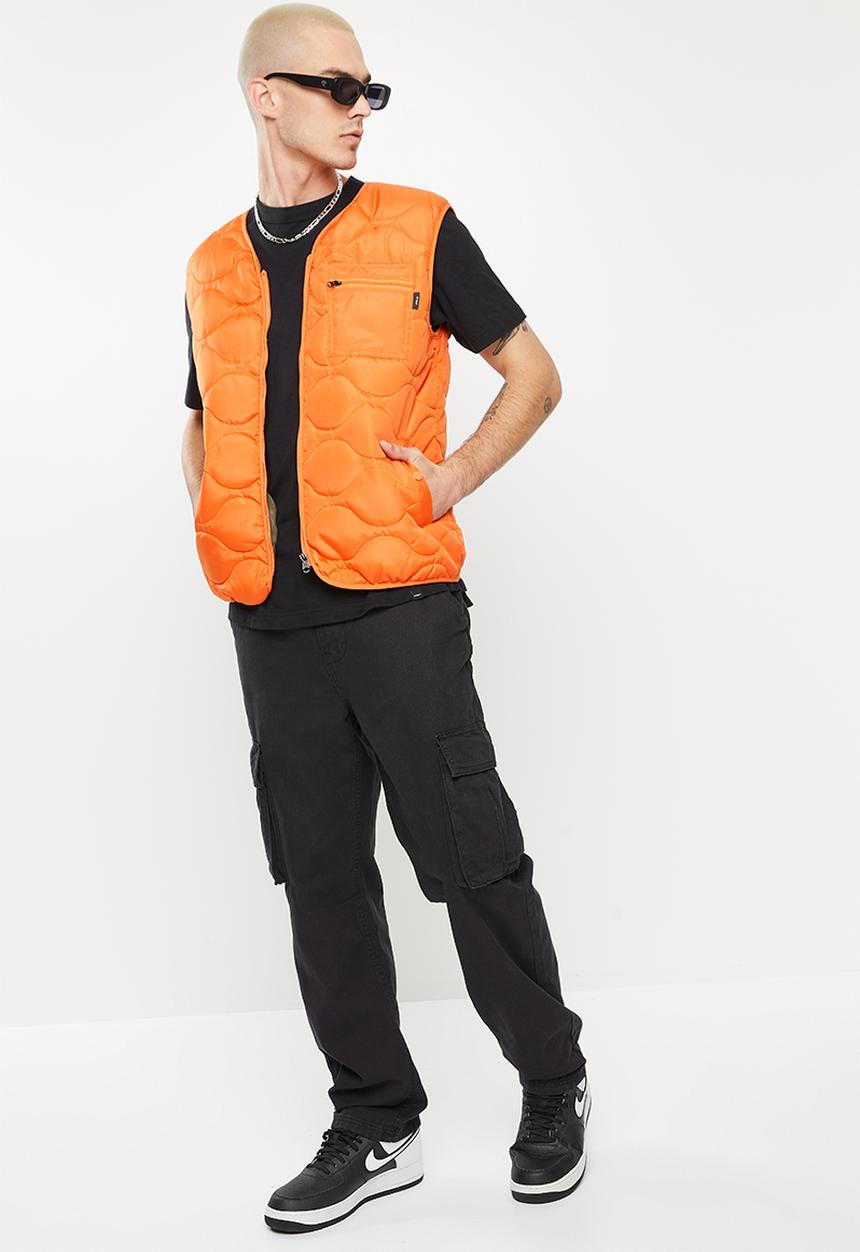 Factorie - Straight cargo pant - black