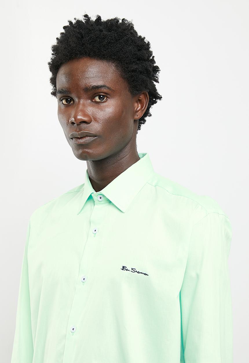 Ben Sherman - Slim ben shirt - mint