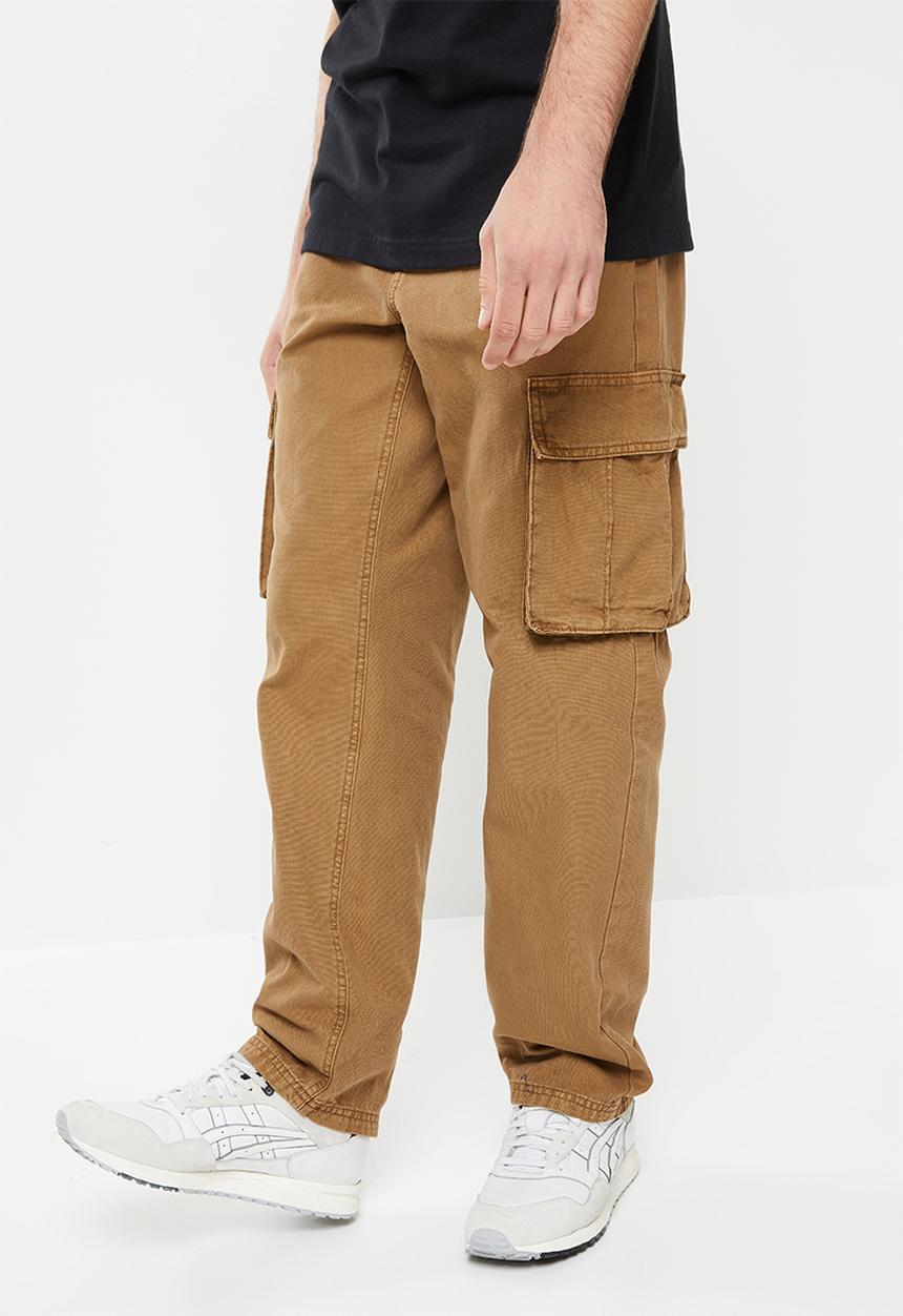 Factorie - Straight cargo pant - camel