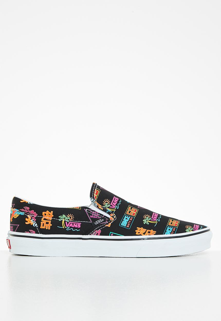 Vans - Ua classic slip-on - black/neon