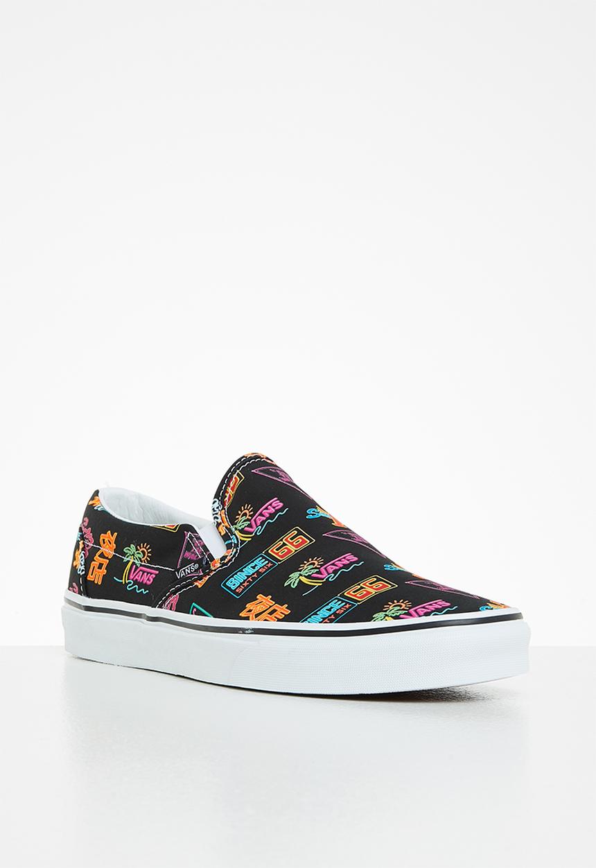 Vans - Ua classic slip-on - black/neon