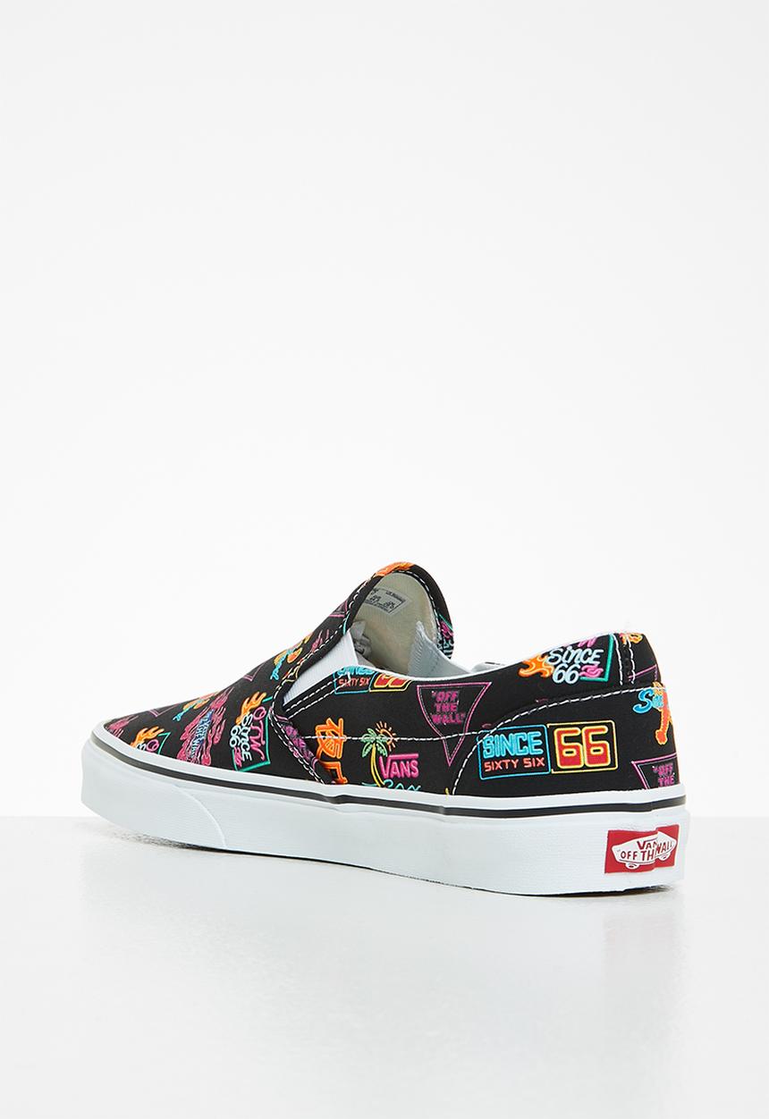 Vans - Ua classic slip-on - black/neon