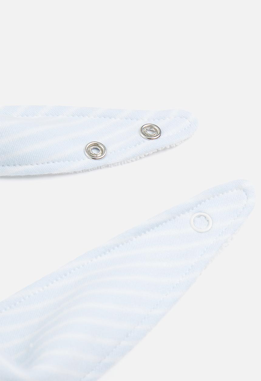 Pop Candy - Baby 3 pack bibs - blue