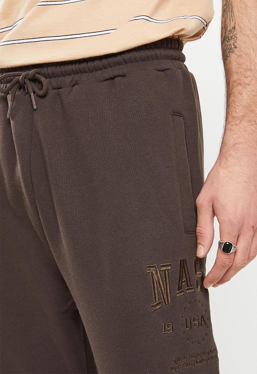 Factorie - Nasa relaxed trackpant - brown