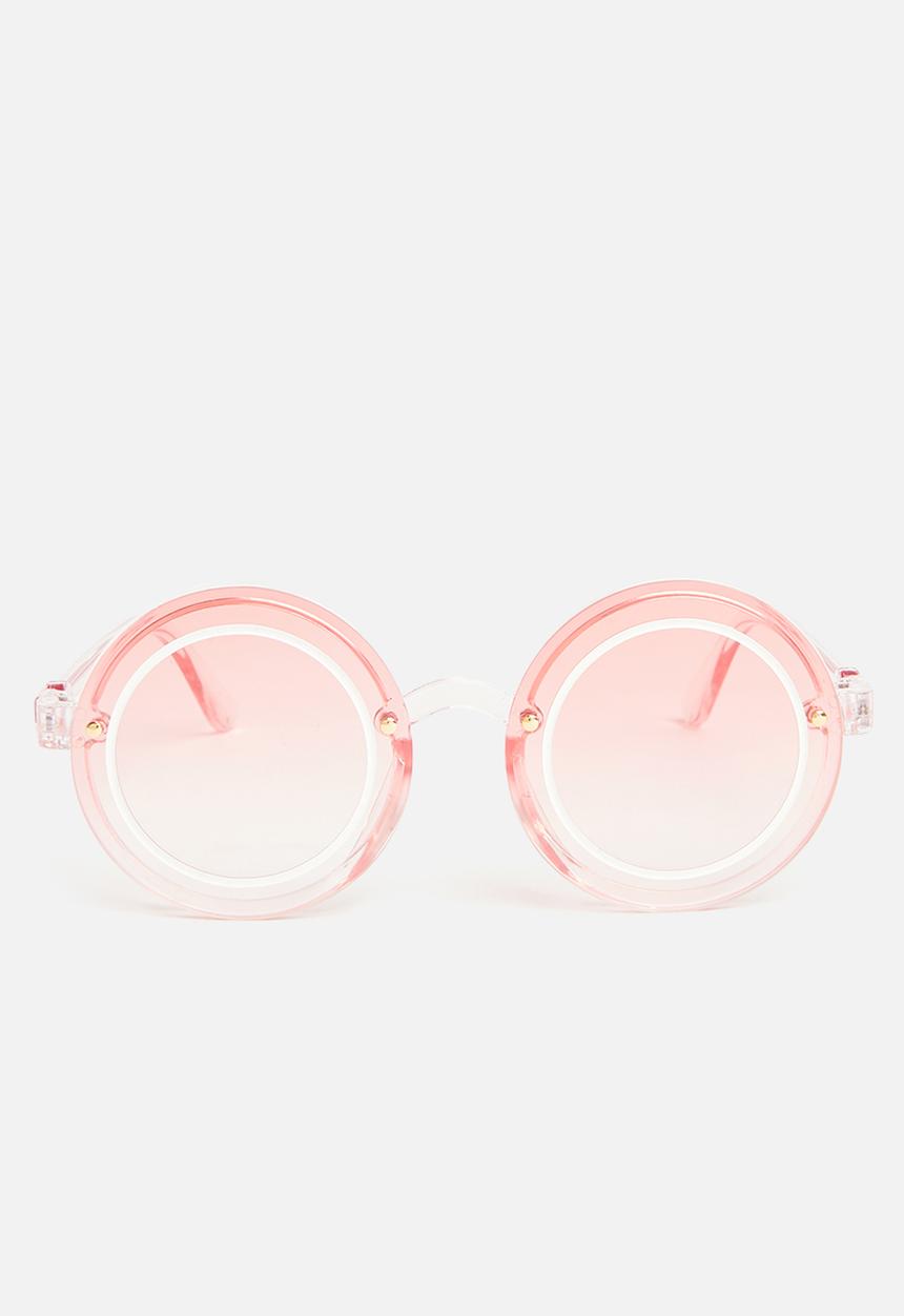 Rebel Republic - Girls round sunglasses - pink