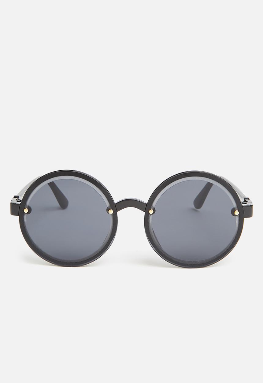 Rebel Republic - Girls round sunglasses - black