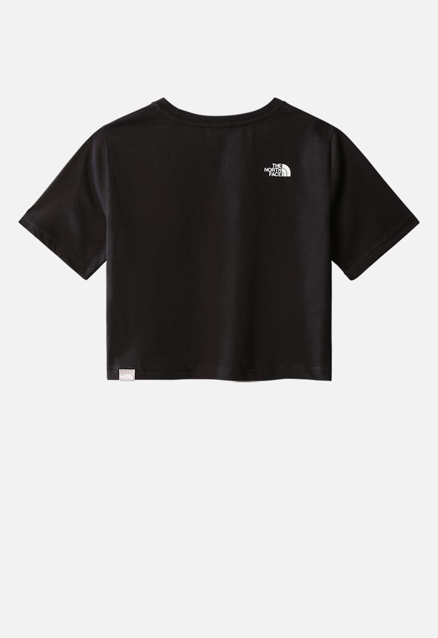 The North Face - G short sleeve simple dome cropped tee - black
