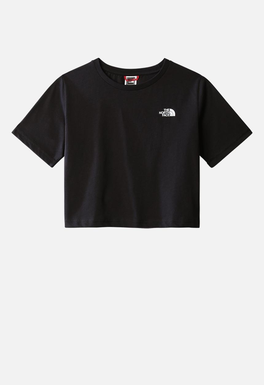 The North Face - G short sleeve simple dome cropped tee - black