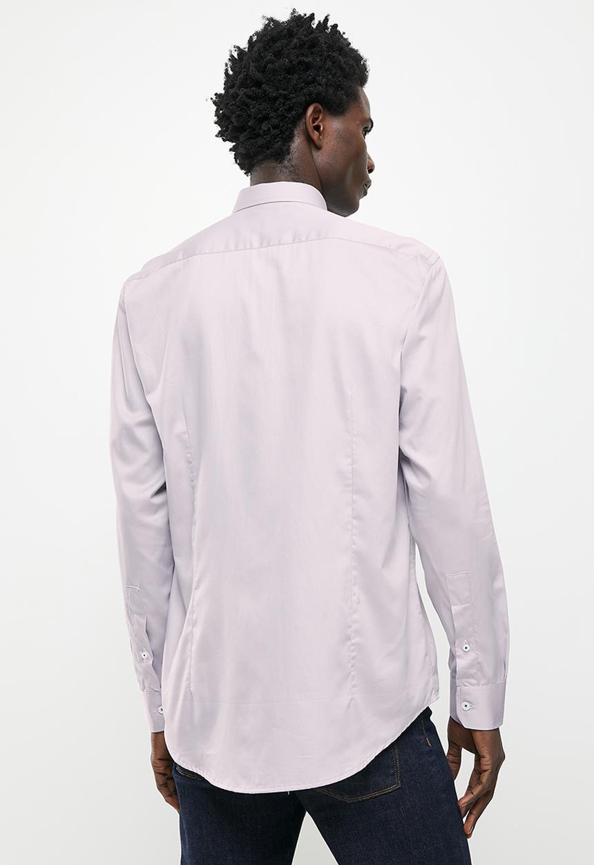 Ben Sherman - Slim ben shirt grey - titanium