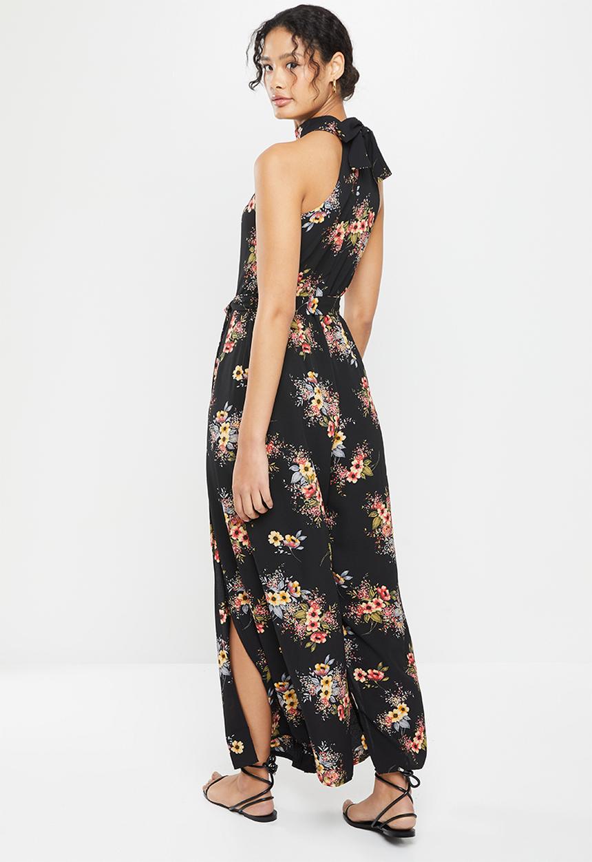 Stella Morgan - Sleeveless printed jumpsuit - black