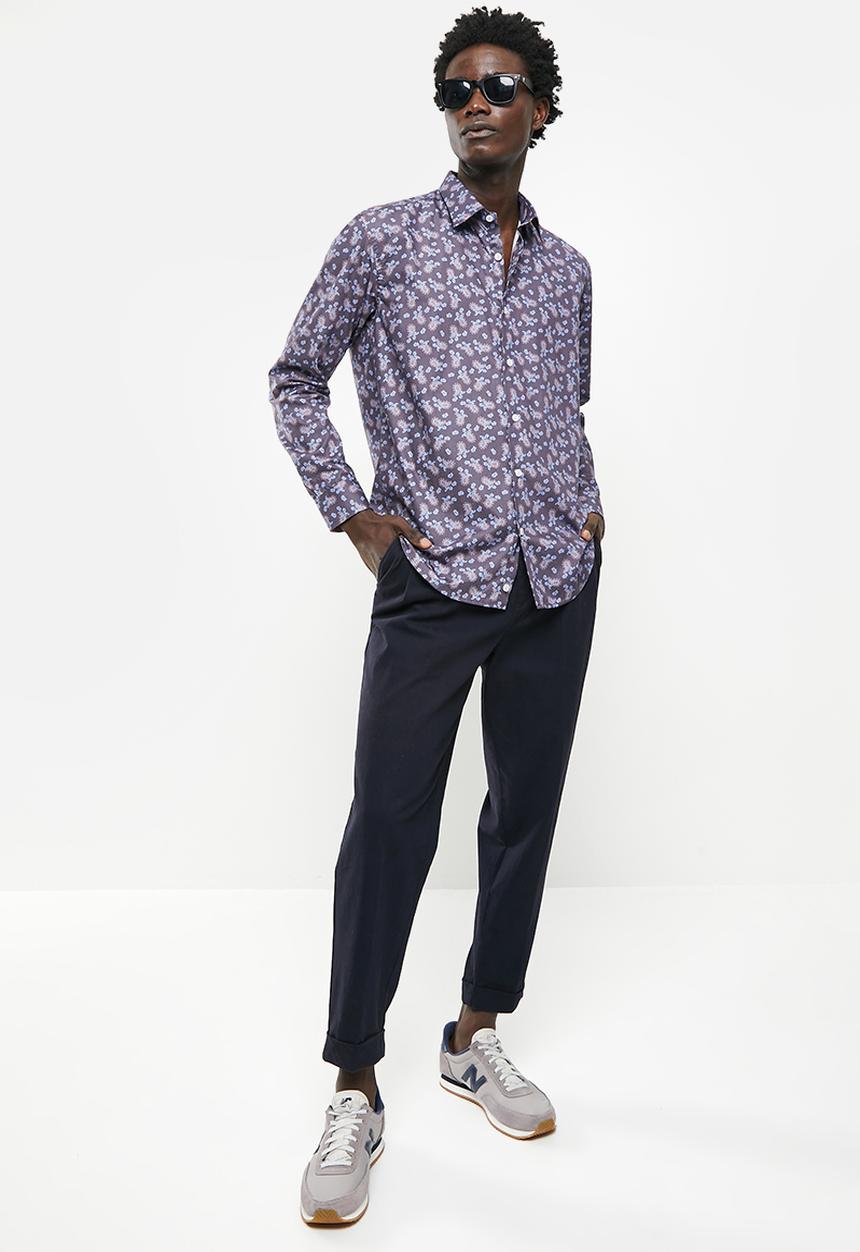 Ben Sherman - Large paisley shirt - marine