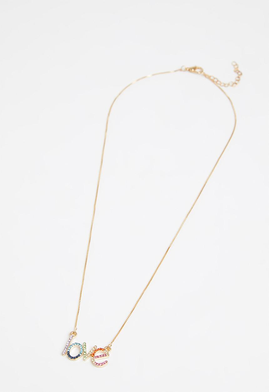 Rebel Republic - Girls love necklace - multi