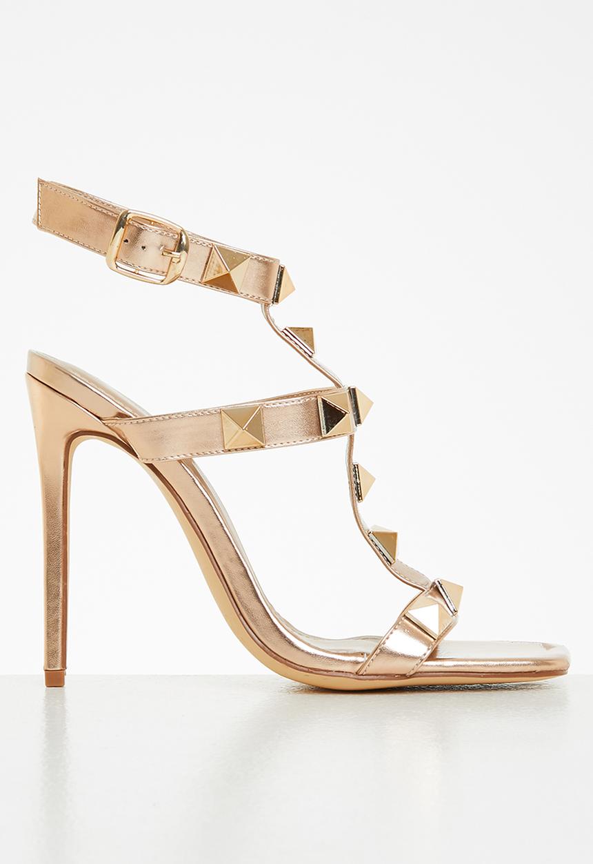 Miss Black - Harley1 stiletto heel - rose gold