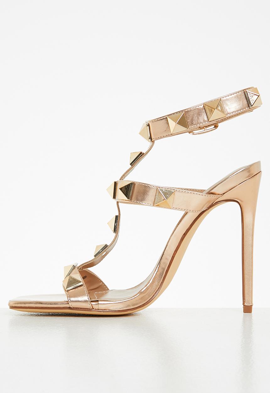 Miss Black - Harley1 stiletto heel - rose gold