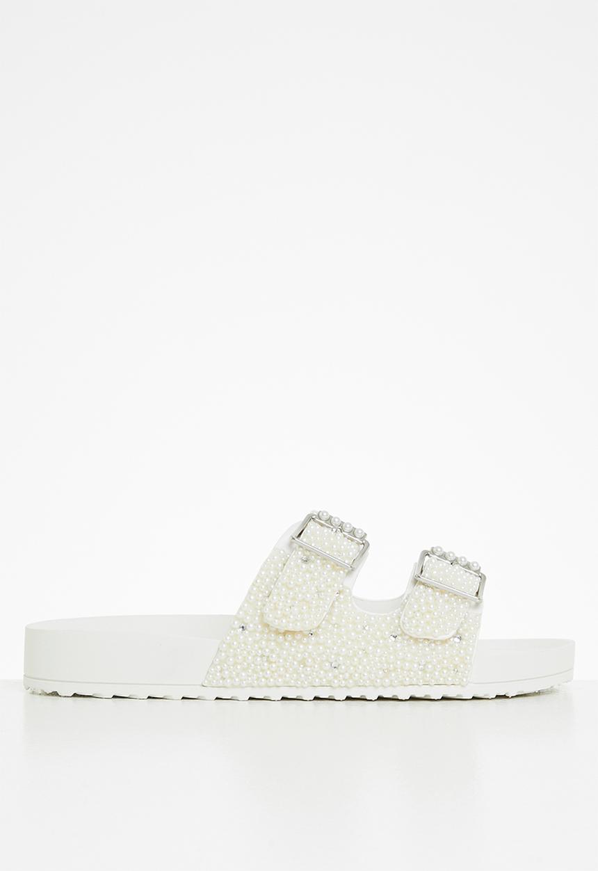 Madden Girl - Teddy-pr slide - off white