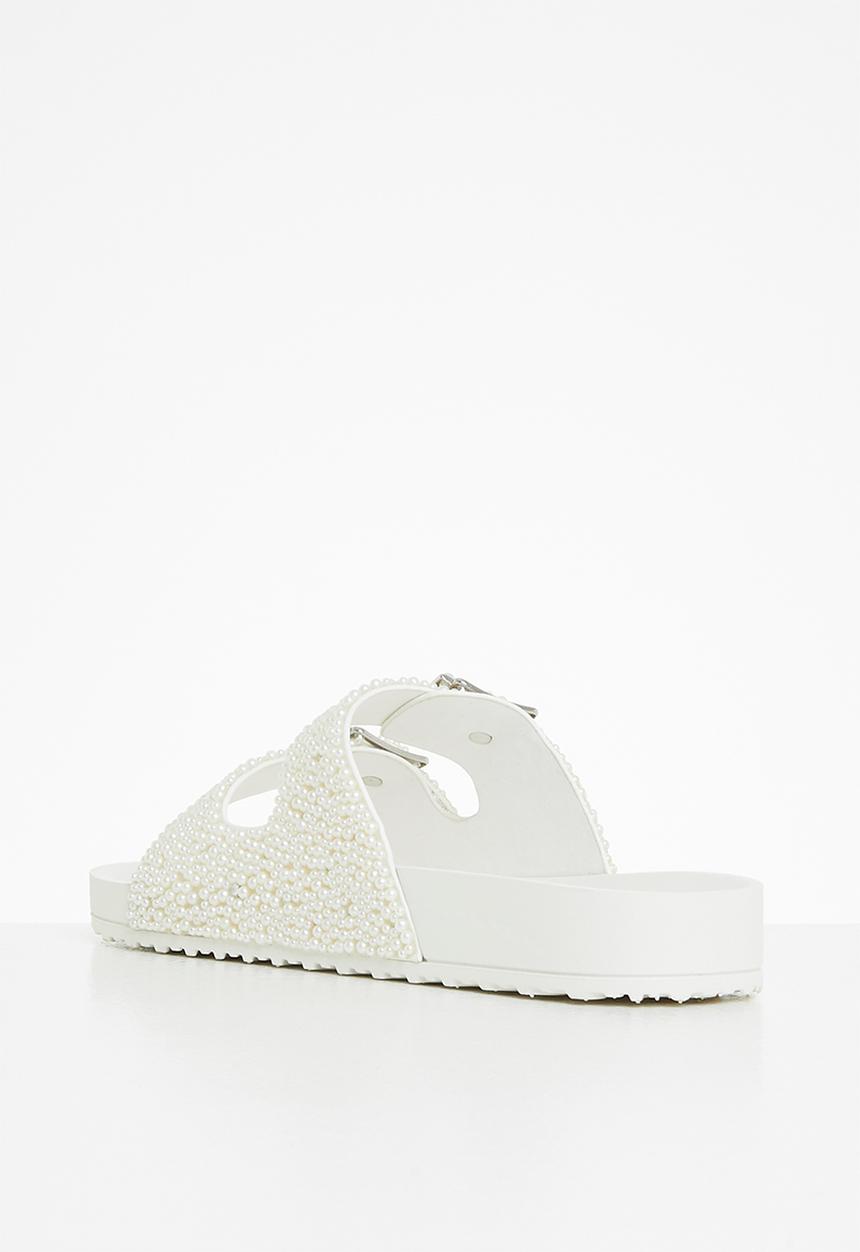 Madden Girl - Teddy-pr slide - off white