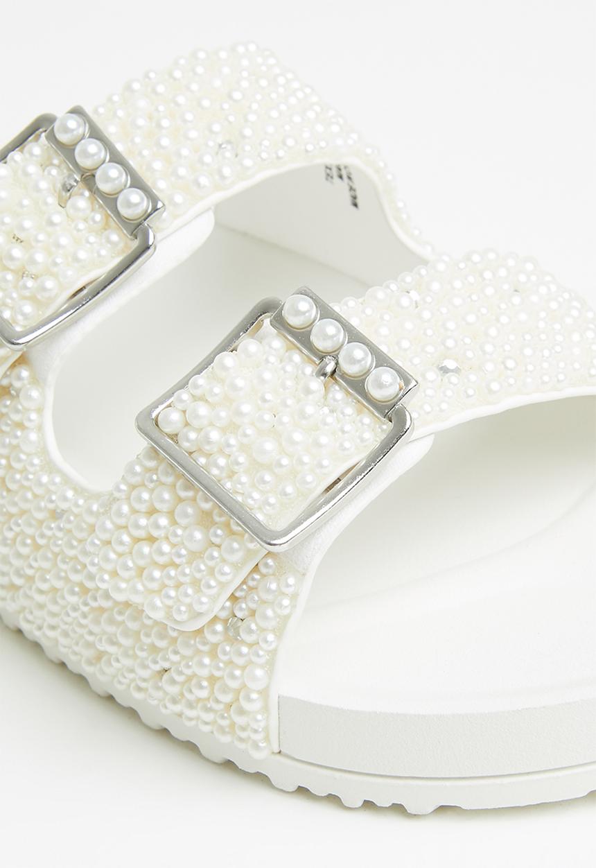 Madden Girl - Teddy-pr slide - off white