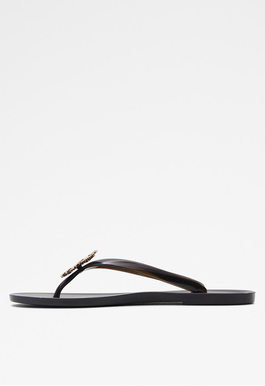 ALDO - Alelith sandal  - black & gold multi
