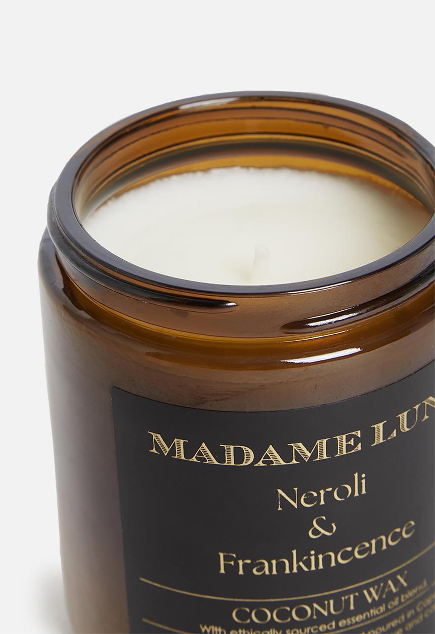 Madame Luna - Amber jar large coconut candle - neroli & frankincense