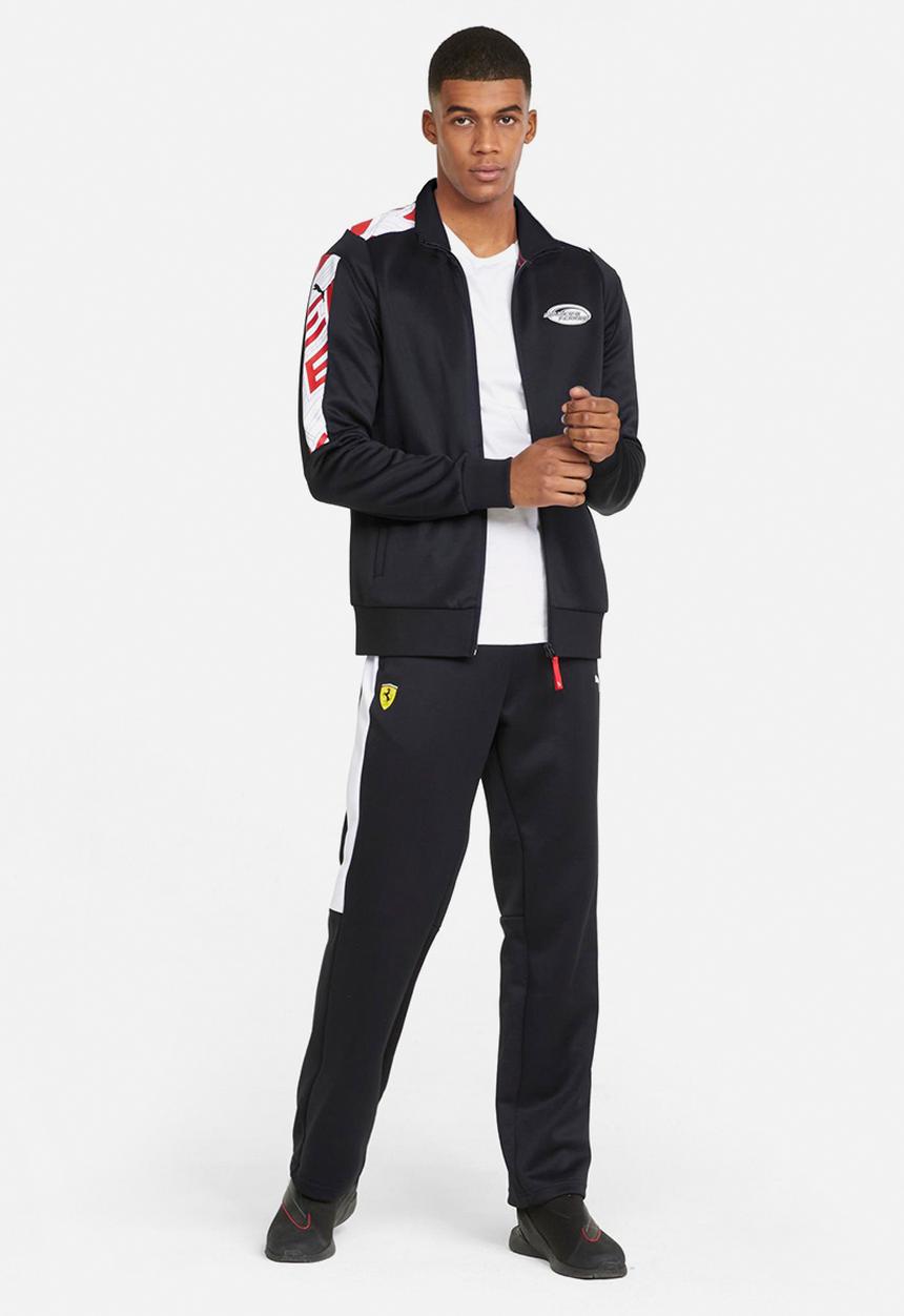 PUMA - Scuderia Ferrari Race T7 track pants- Black