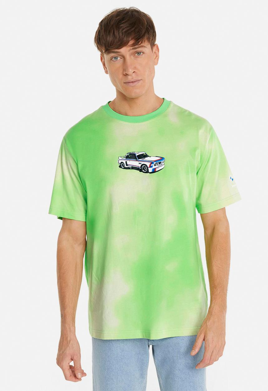PUMA - BMW Motorsport Statement Tee  - paradise green-aop
