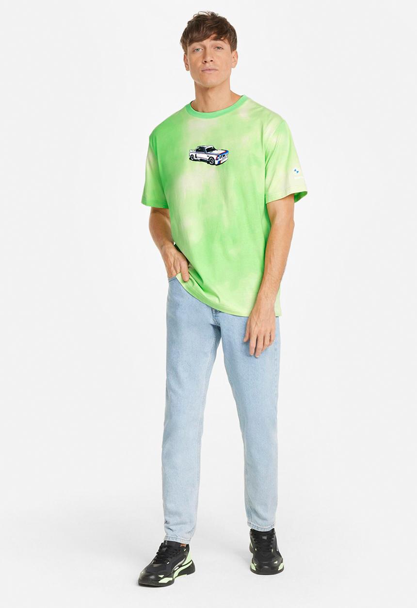 PUMA - BMW Motorsport Statement Tee  - paradise green-aop