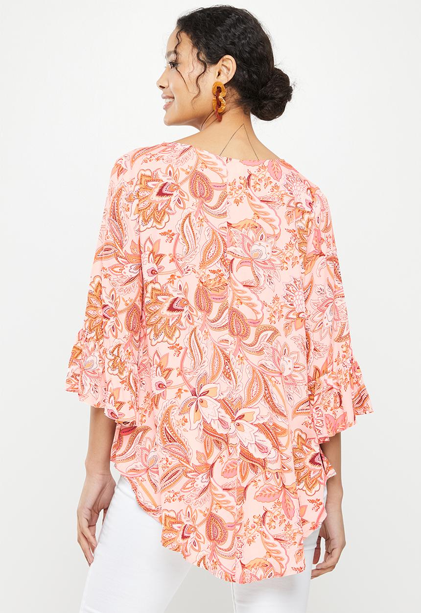 Stella Morgan - Paisley printed blouse - pink