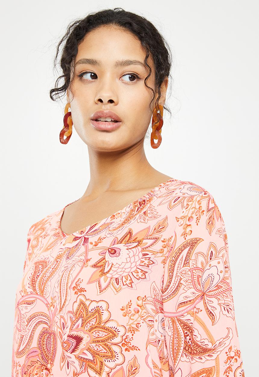 Stella Morgan - Paisley printed blouse - pink