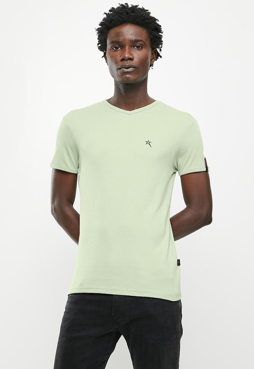 SOVIET - M bolt short sleeve muscle fit T-shirt - d sage