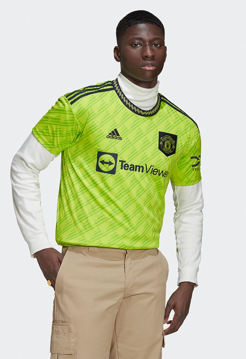 adidas Performance - Manchester United 22/23 Third Jersey - semi solar slime