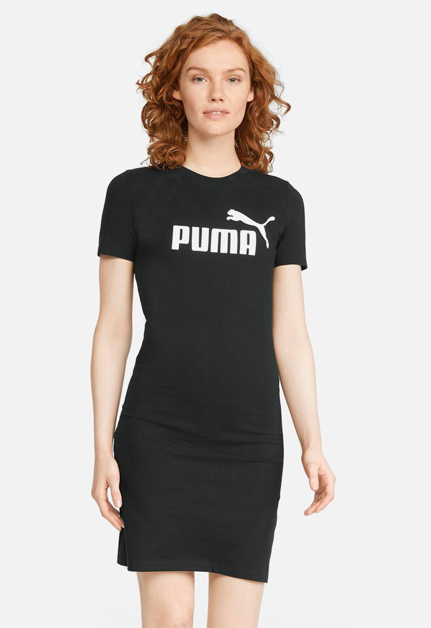 PUMA - Ess slim tee dress - black