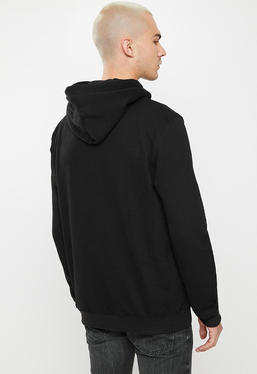 Alpha Industries - A.i block logo hoodie - black