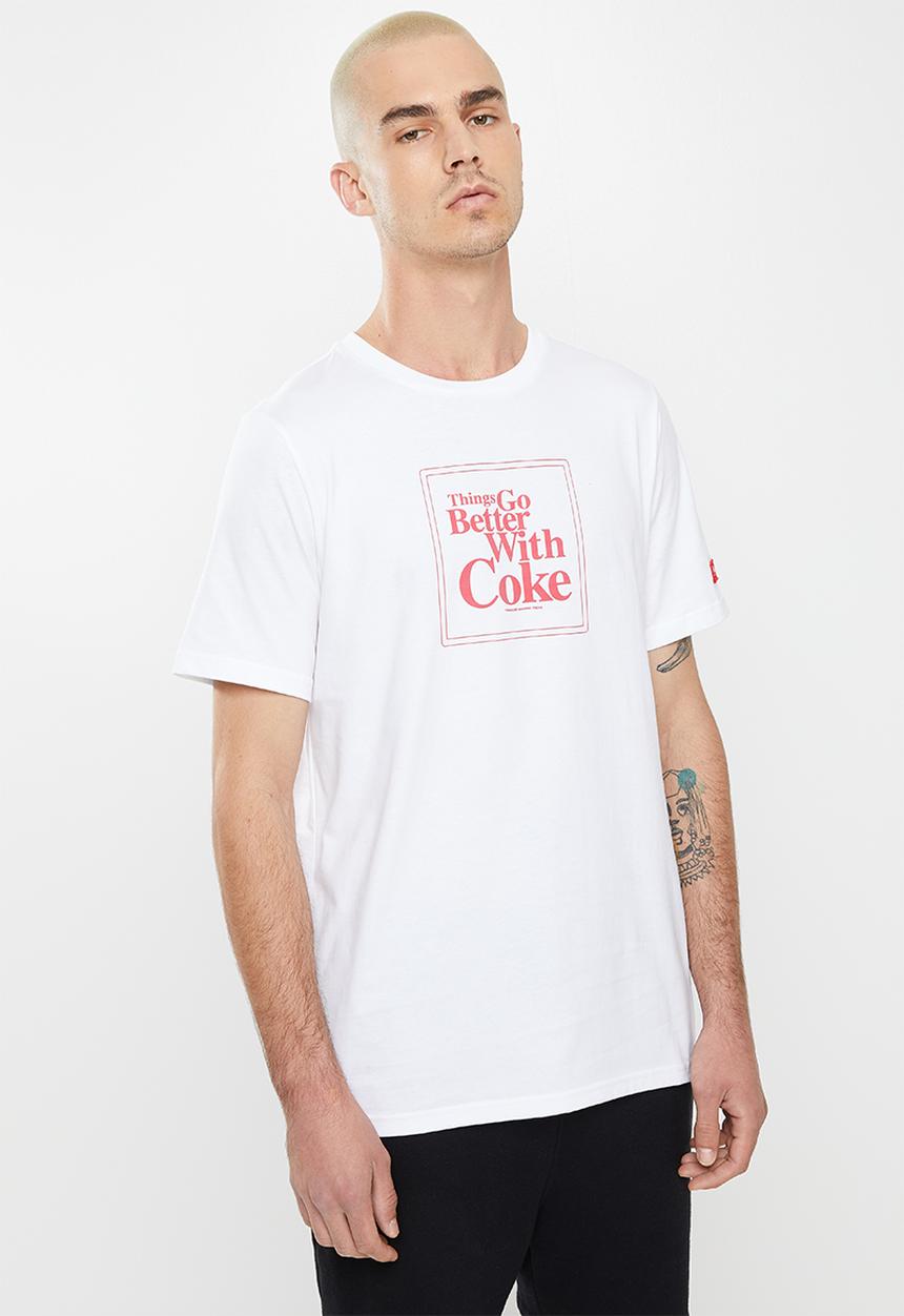 PUMA - Puma x Coca Cola graphic tee - White