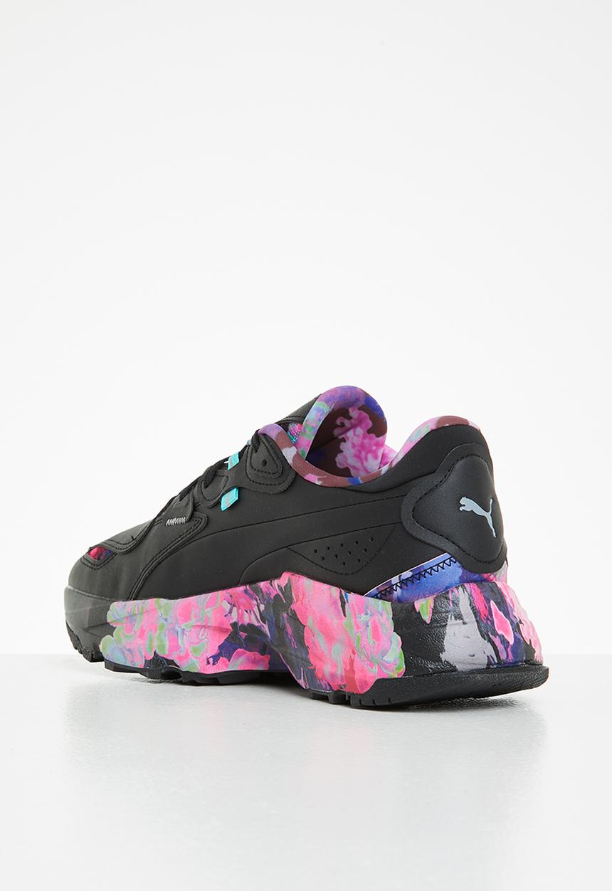 PUMA - Orkid floral wns - puma black-elektro aqua