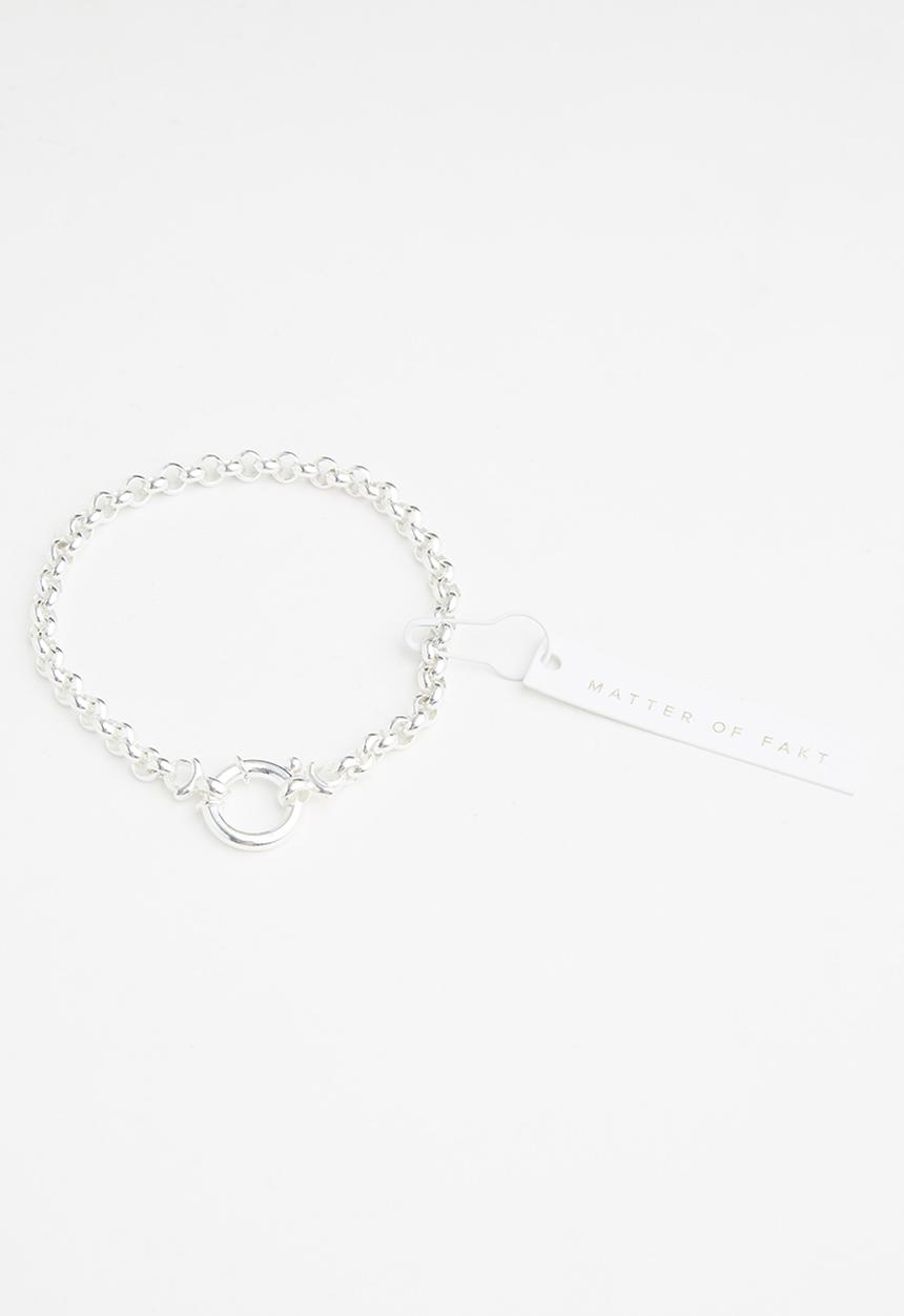 Matter of Fakt - Oasis og chain bracelet - silver