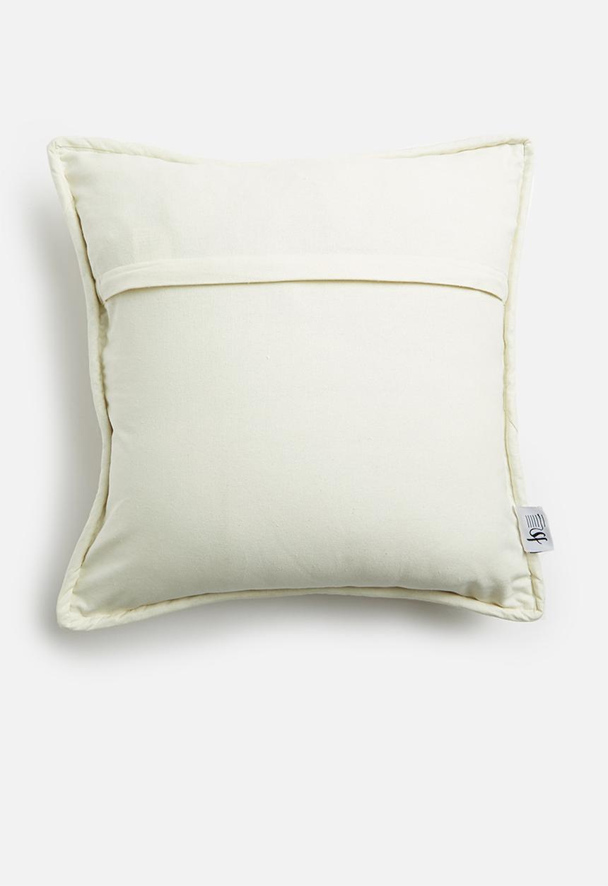 Sixth Floor - Zafu jute cushion cover - natural
