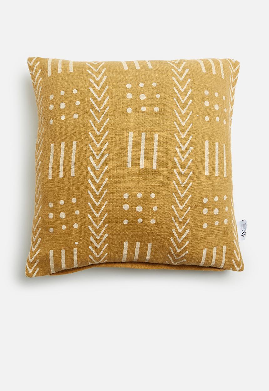 Sixth Floor - Ethos cushion cover - mustard