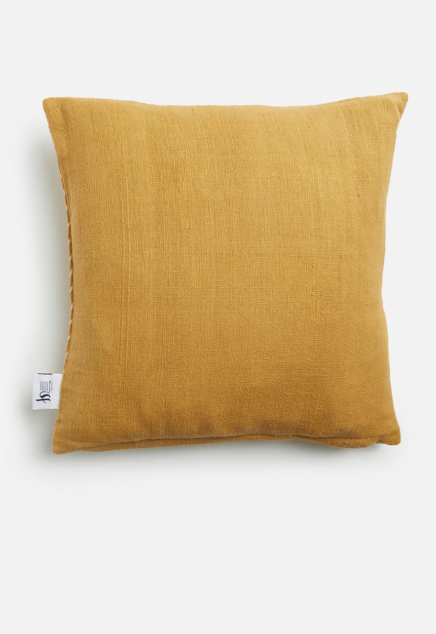 Sixth Floor - Ethos cushion cover - mustard