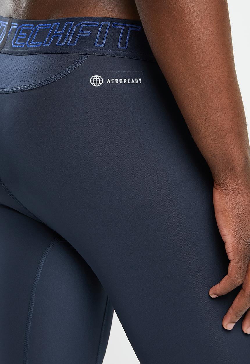 adidas Performance - Techfit Training Long Tights- blue