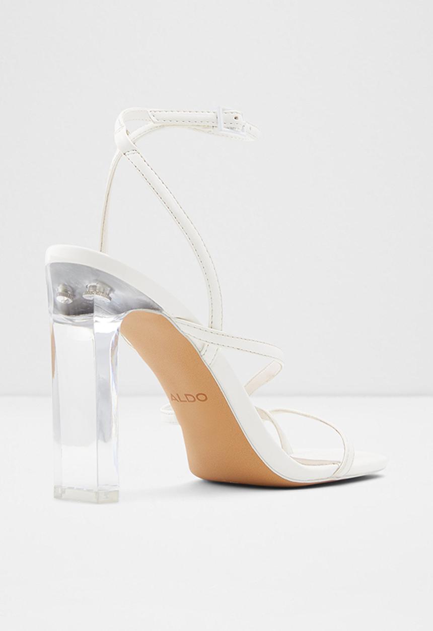 ALDO - Hainiel ankle strap heel - white