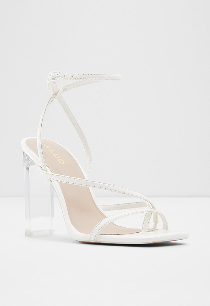 ALDO - Hainiel ankle strap heel - white
