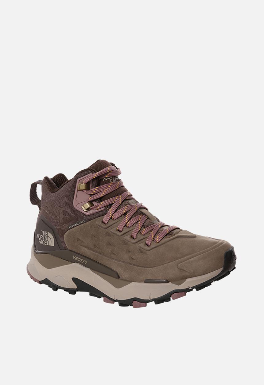The North Face - W vectiv exploris mid futurelight lthr - bipartisan brown/coffee brown (md0)