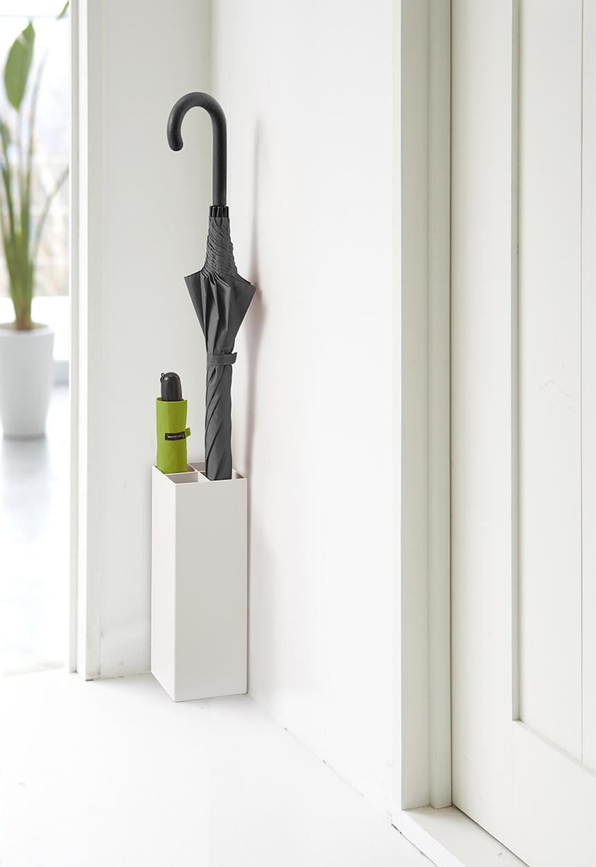 Yamazaki - Smart umbrella stand - white