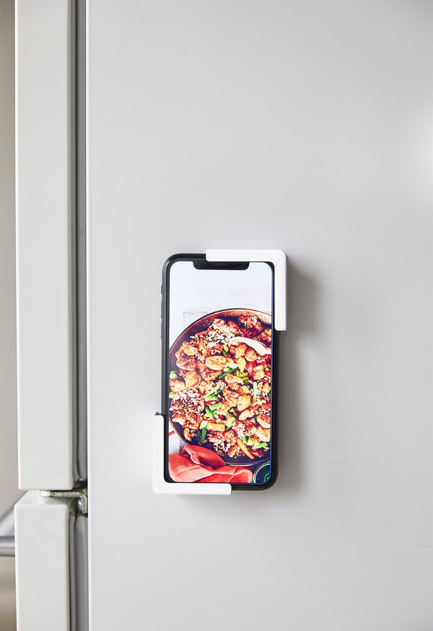 Yamazaki - Tower magnetic tablet holder - white